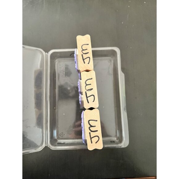 2006 Stampin Up! The World Over Wood-Mounted Rubber Stamp set - Picture 4 of 5